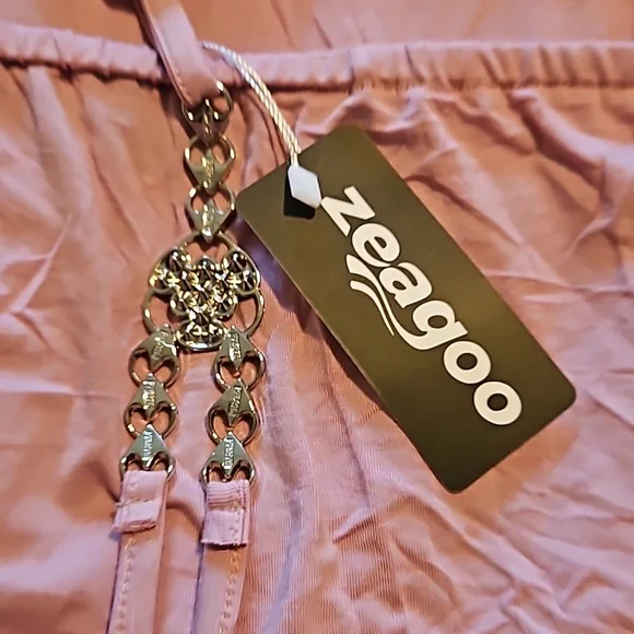 Zeagoo Coul Neck Halter Top Sz. XL NWT - Picture 5 of 6